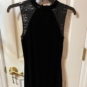 French Connection velvet & lace dresssz 4